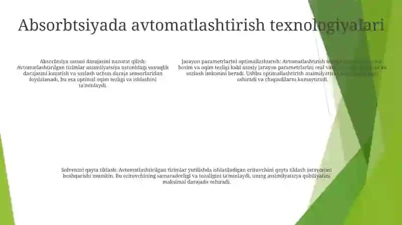 Absorbsiyta Jarayonini Avtomatlashtirish 4