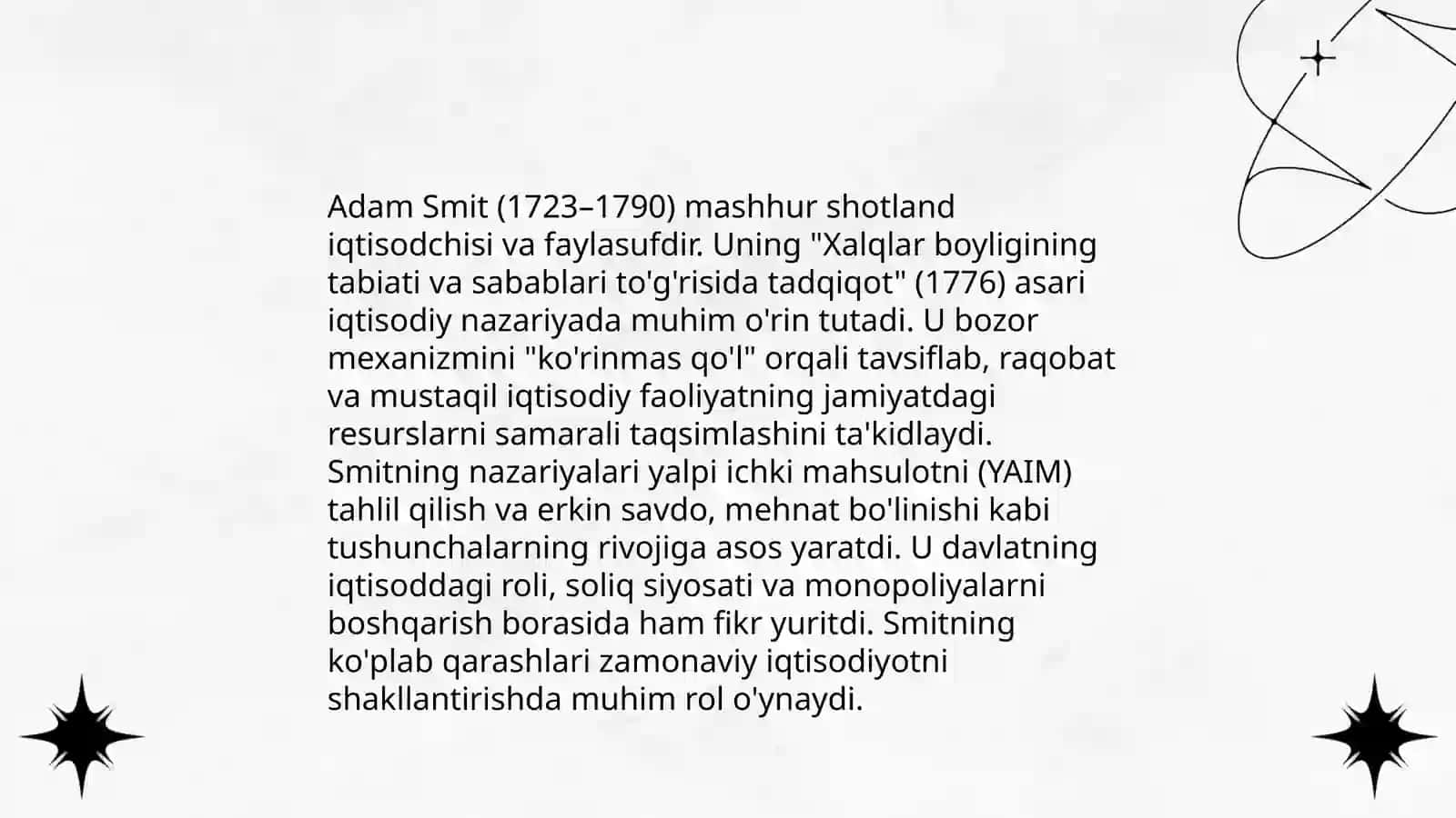 Koʻrinmas qoʻl nazariyasi 4