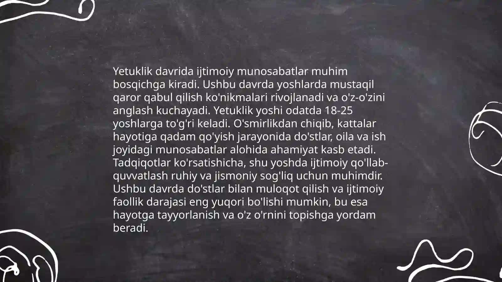 Yetuklik davri 4