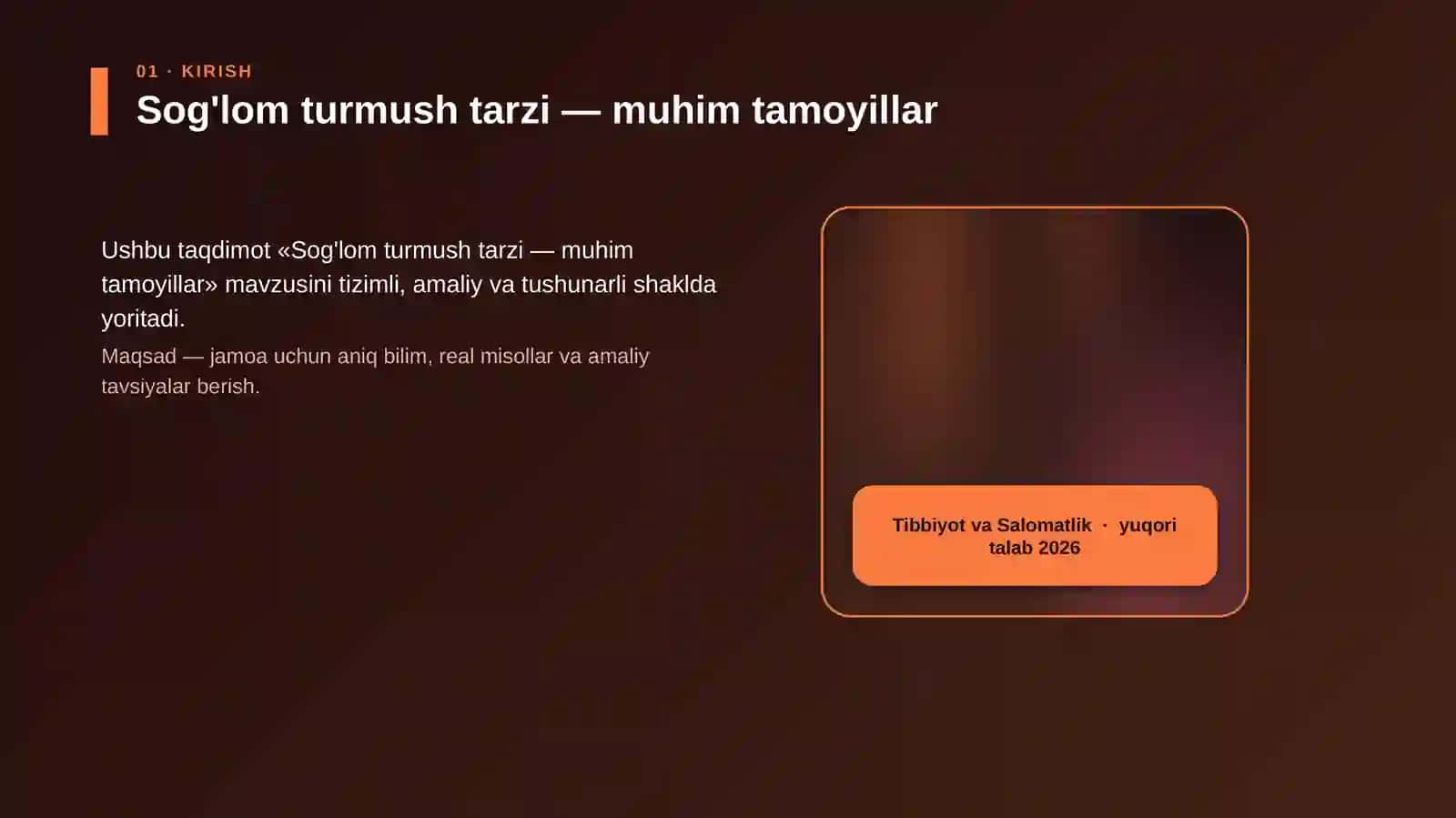 Sog'lom turmush tarzi — muhim tamoyillar 4