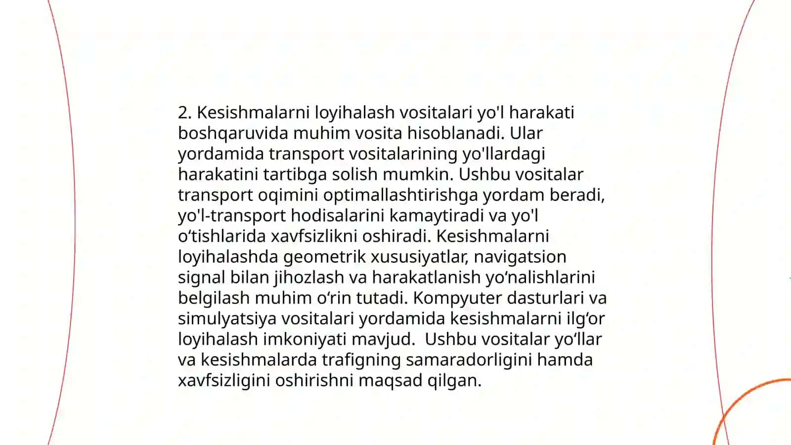 Kesishmalarni rejalashtirish metodologiyasi 4