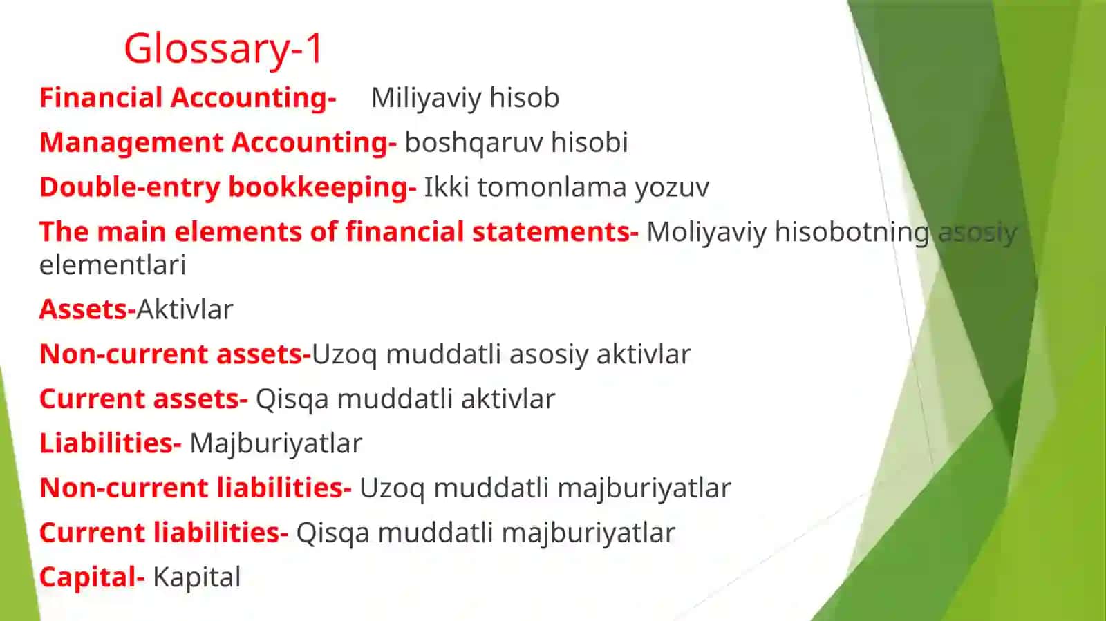 Moliyaviy Hisob 4