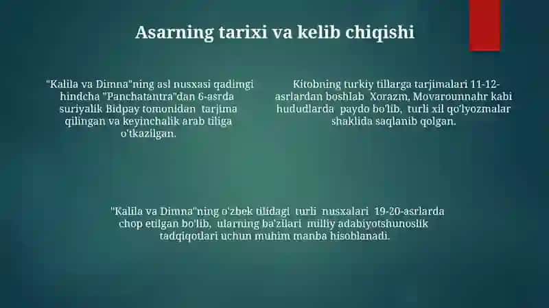 Kalila va Dimna 4