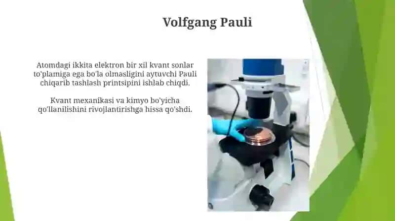 Kvant kimyosiga hissa qoʻshgan oilmlar 4