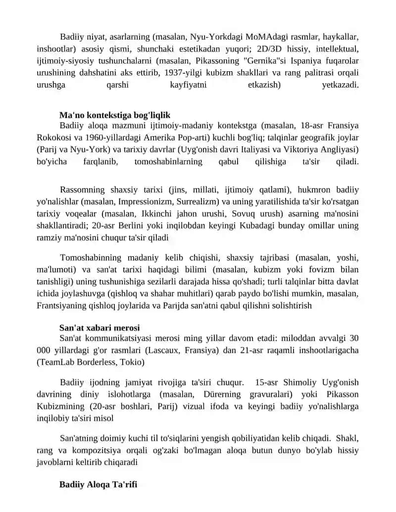 Badiiy asar-badiiy kommunikatsiya vositasi 4