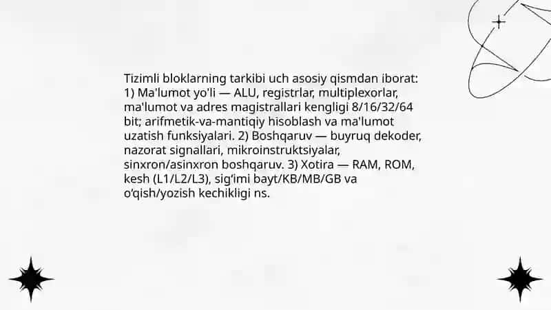 Tizimli blok 4