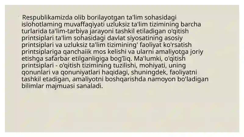 Biologiya o'qitish metodikasi 4