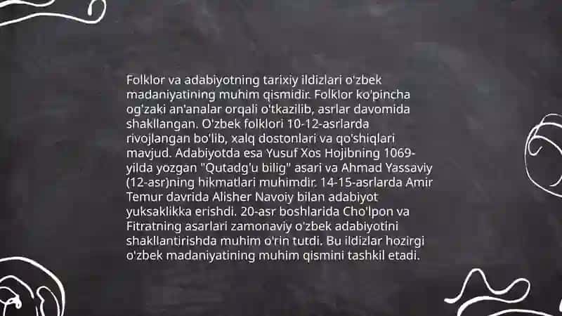 Folklor va badiiy adabiyot 4