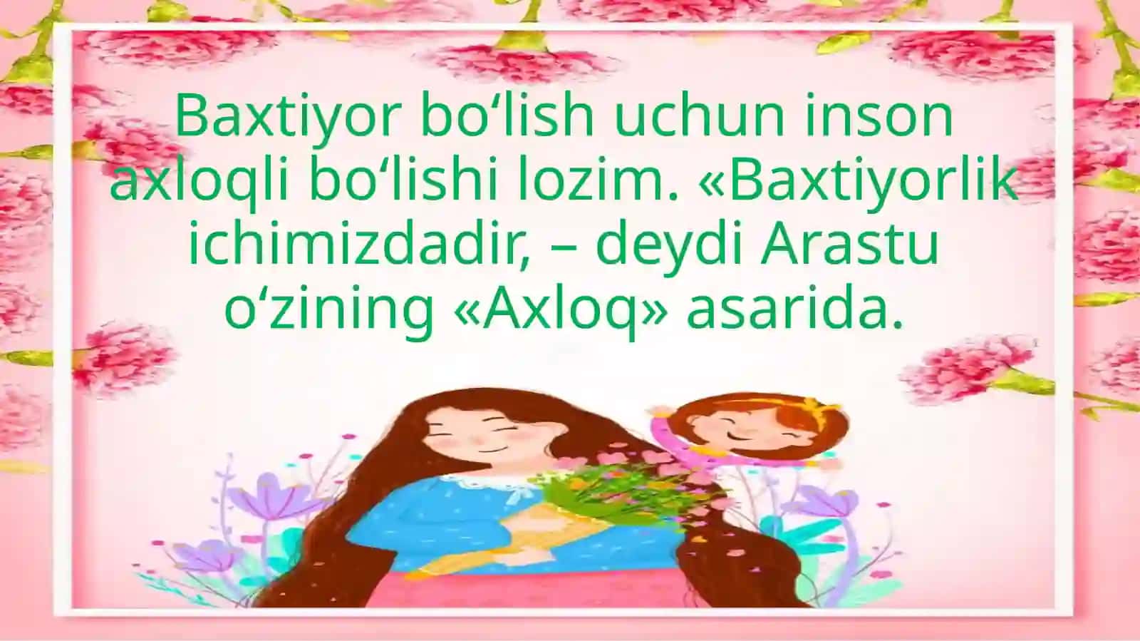 7-sinf tarbiya .Baxtiyor hayotning ustunlar 4