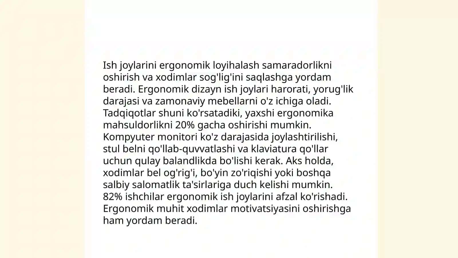 Mebel loyihalashda erganomika asoslari 4