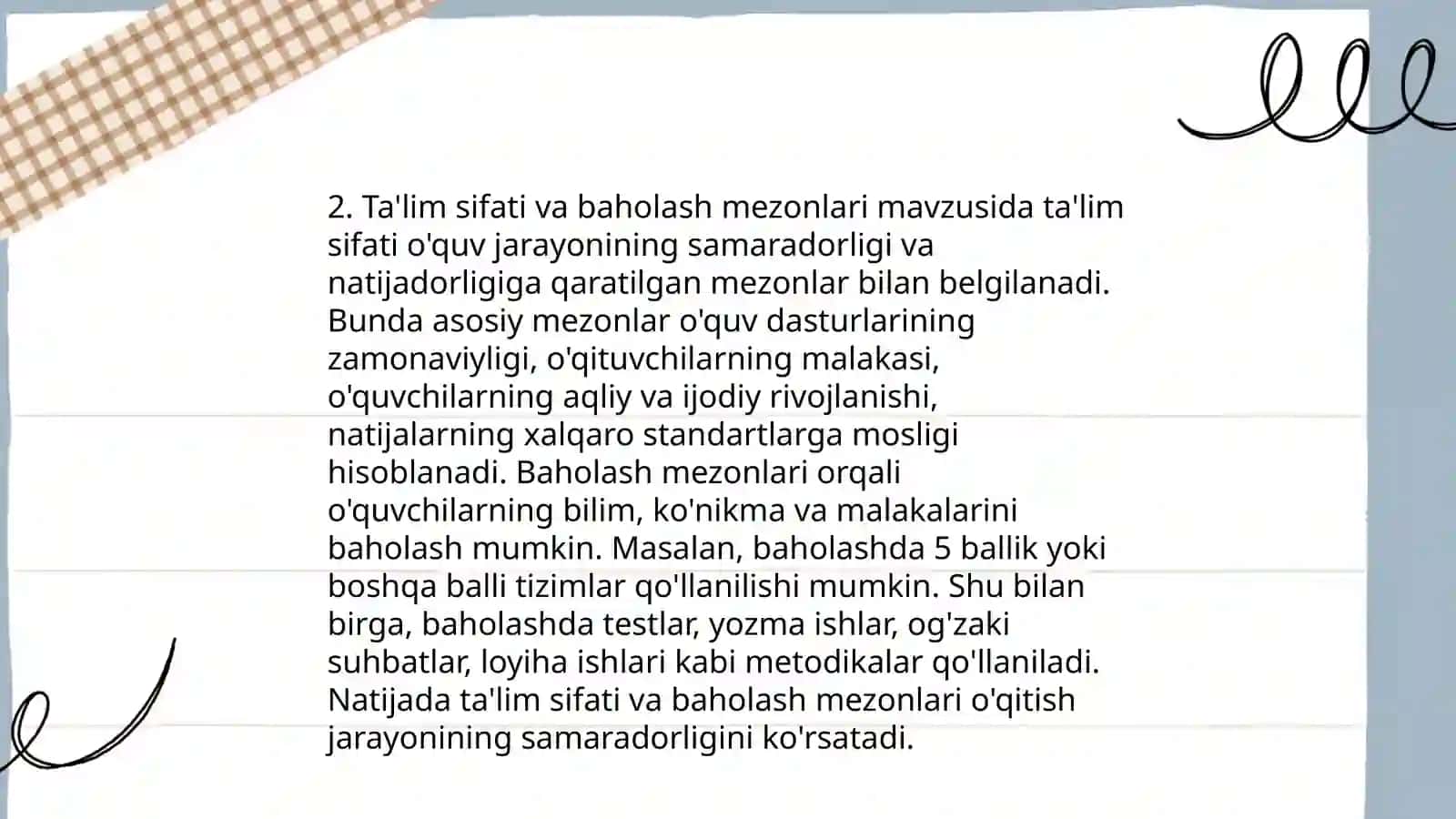 Davlat ta'lim standarti (DTS) 4