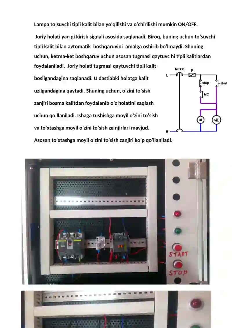 ELEMENTAR ZANJIRLAR A-KONTAKT ZANJIRI 4