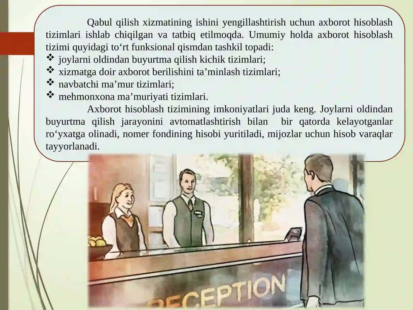 TURIZM SOHASIDA JOYLASHTIRISHXIZMATLARI 4