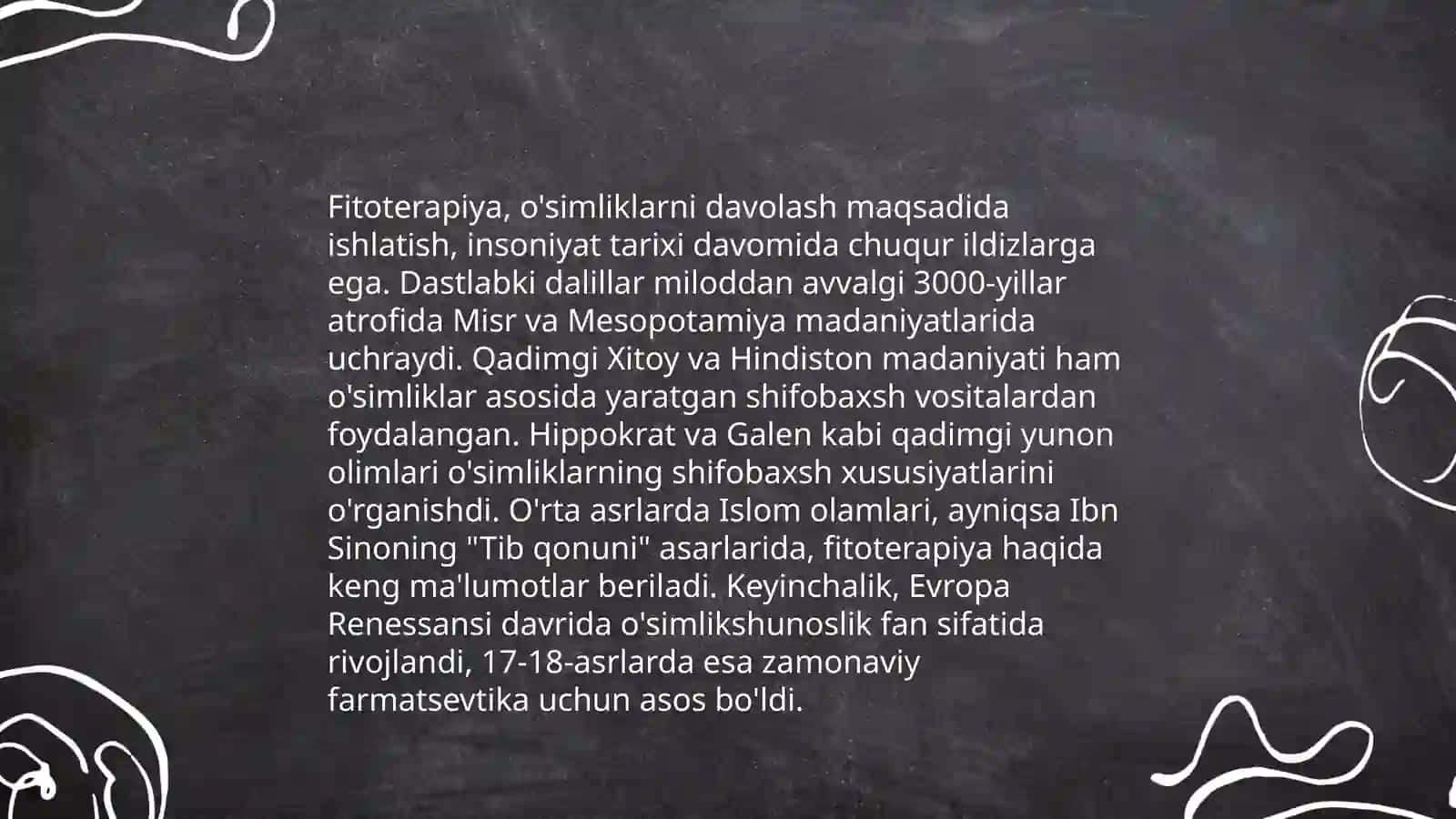Xalq tabobatida fitoterapiyaning o'rni 4
