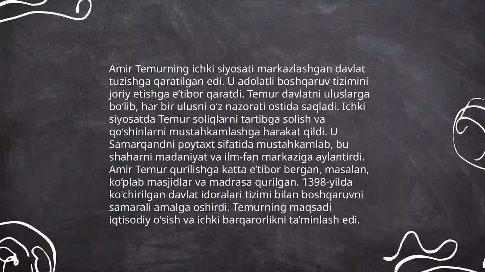Temuriylar davrida ichki siyosat 4