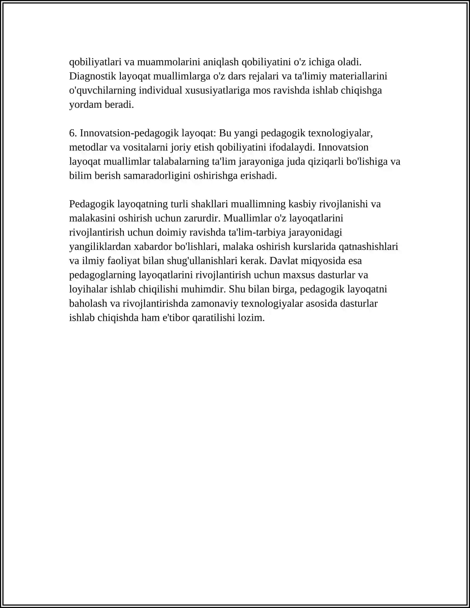 O'QITUVCHI FAOLIYATIDA PEDAGOGIK QOBILIYAT 4