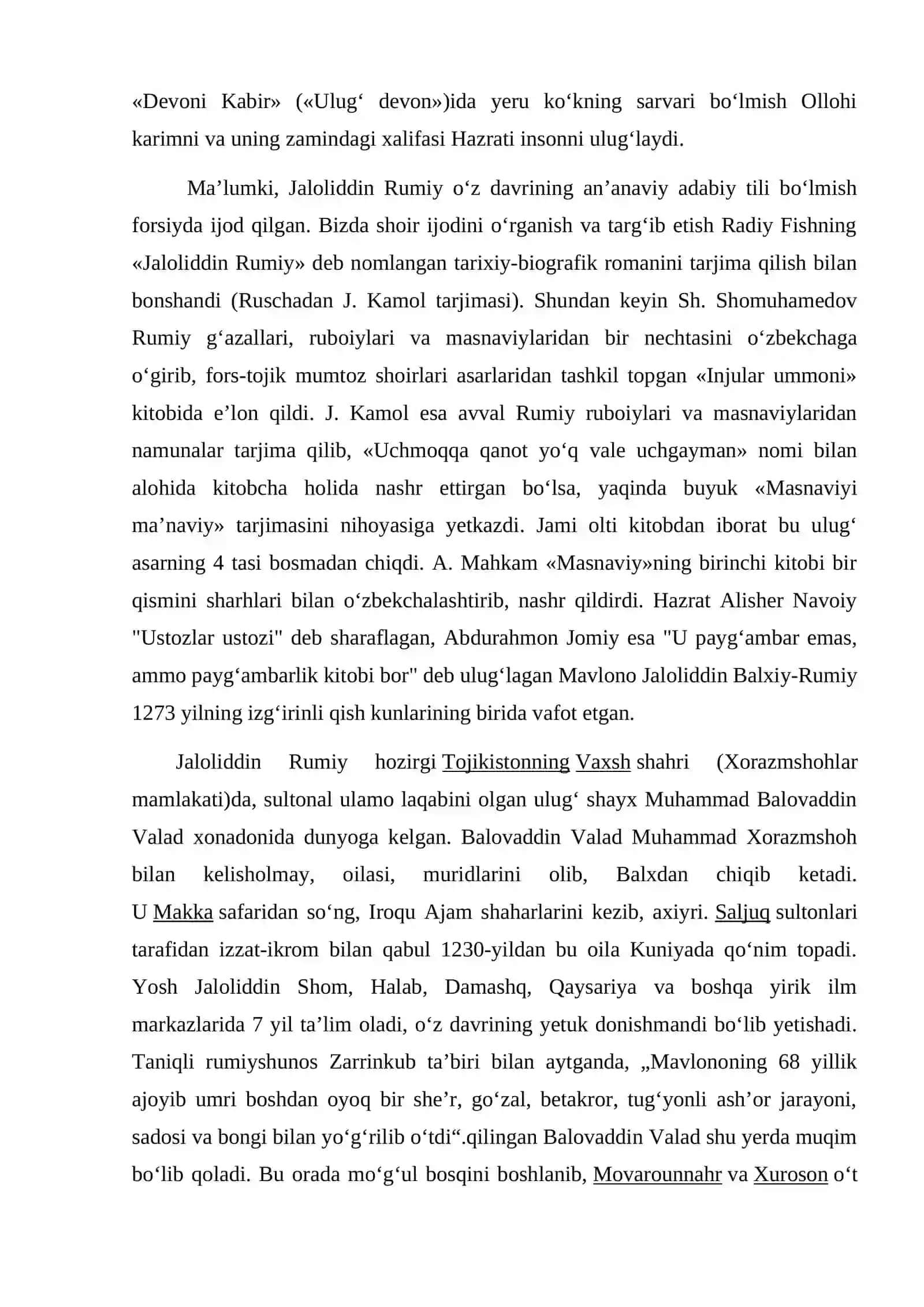 JALOLIDDIN RUMIYNING FALSAFASI 4