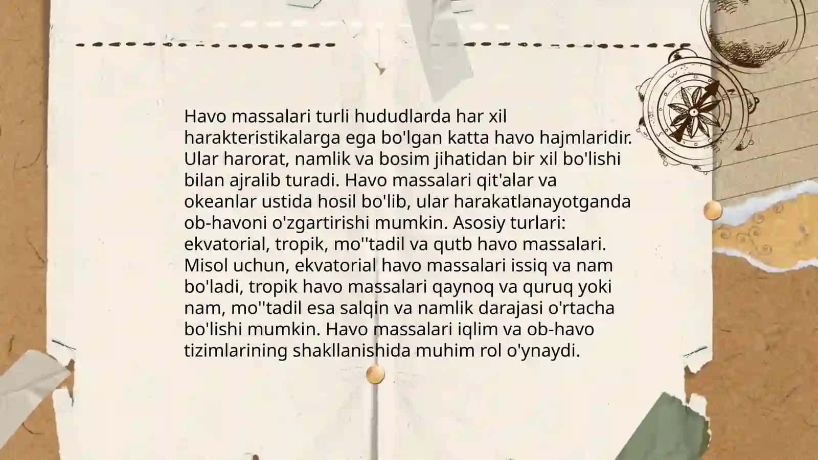 Iqlim shakllanishining sirkulyatsion omillari 4