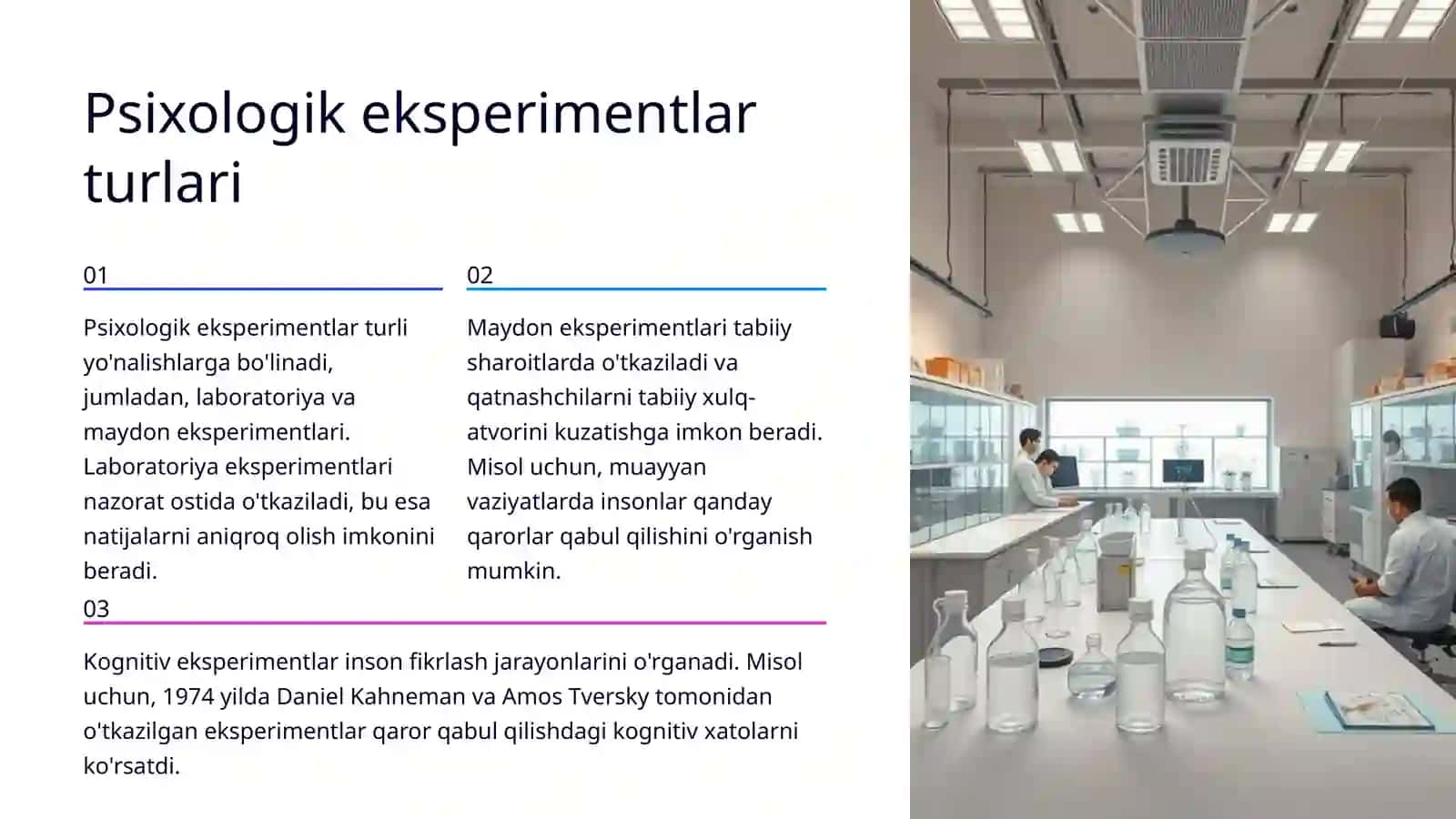 Psixologik eksperimentning asoslari 4
