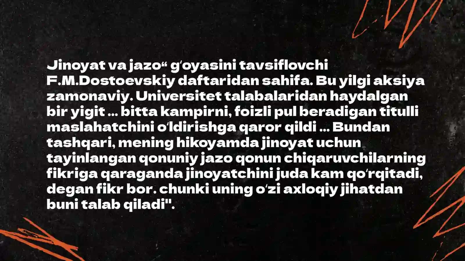 Fyodor Dostoyevskiy Jinoyat va Jazo 4