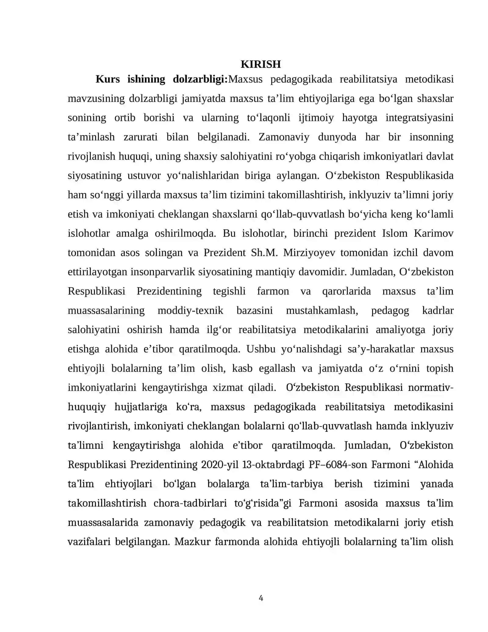 MEXSUS PEDAGOGIKADA REABLITATSIYA METODIKASI 4