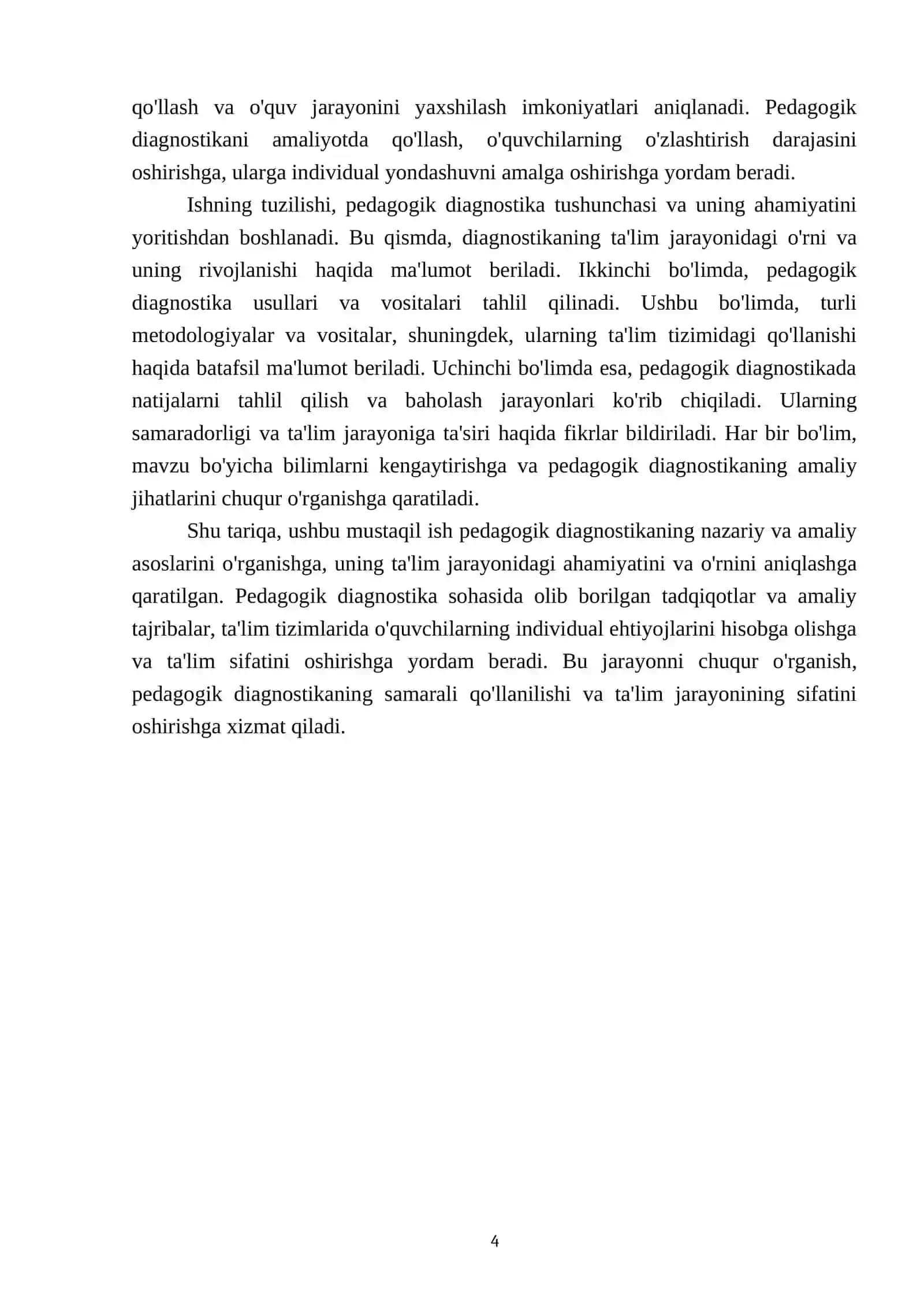 Pedagogik diagnostika asoslari 4