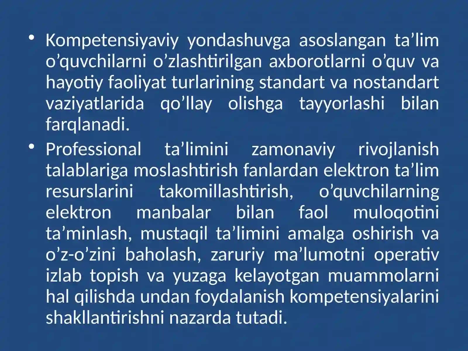 Ta’limdakompetensiyaviyyondoshuvningvujudgakelishi 4