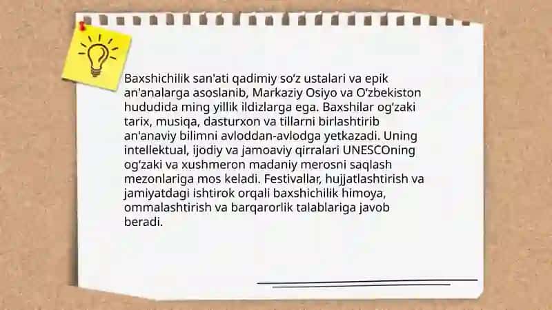 Baxshichilik san'ati festivali 4