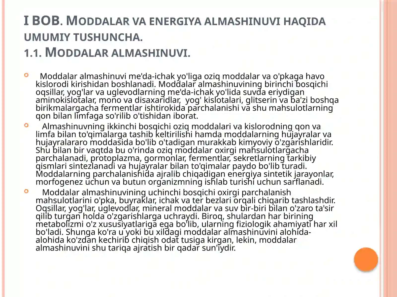 Biokimyo va Molekulyar Biologiya Kurs ishi 4