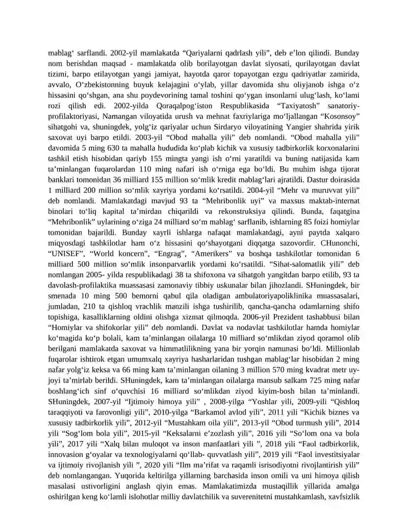O`zbekiston Respublikasidagi ijtimoiy o`zgarishlar 4