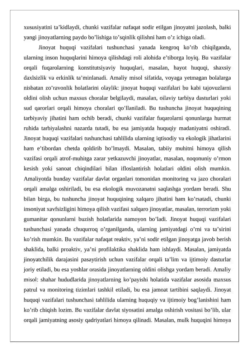Jinoyat huquqi vazifalari 4