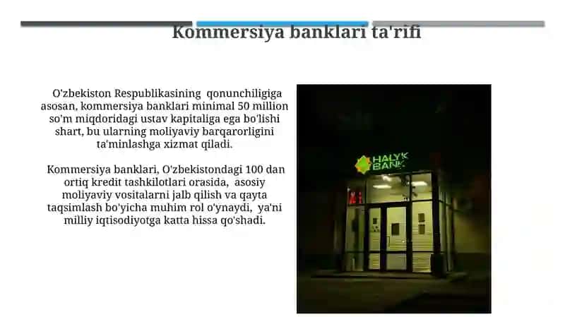 Tijorat banklari va uning funksiyalari 4