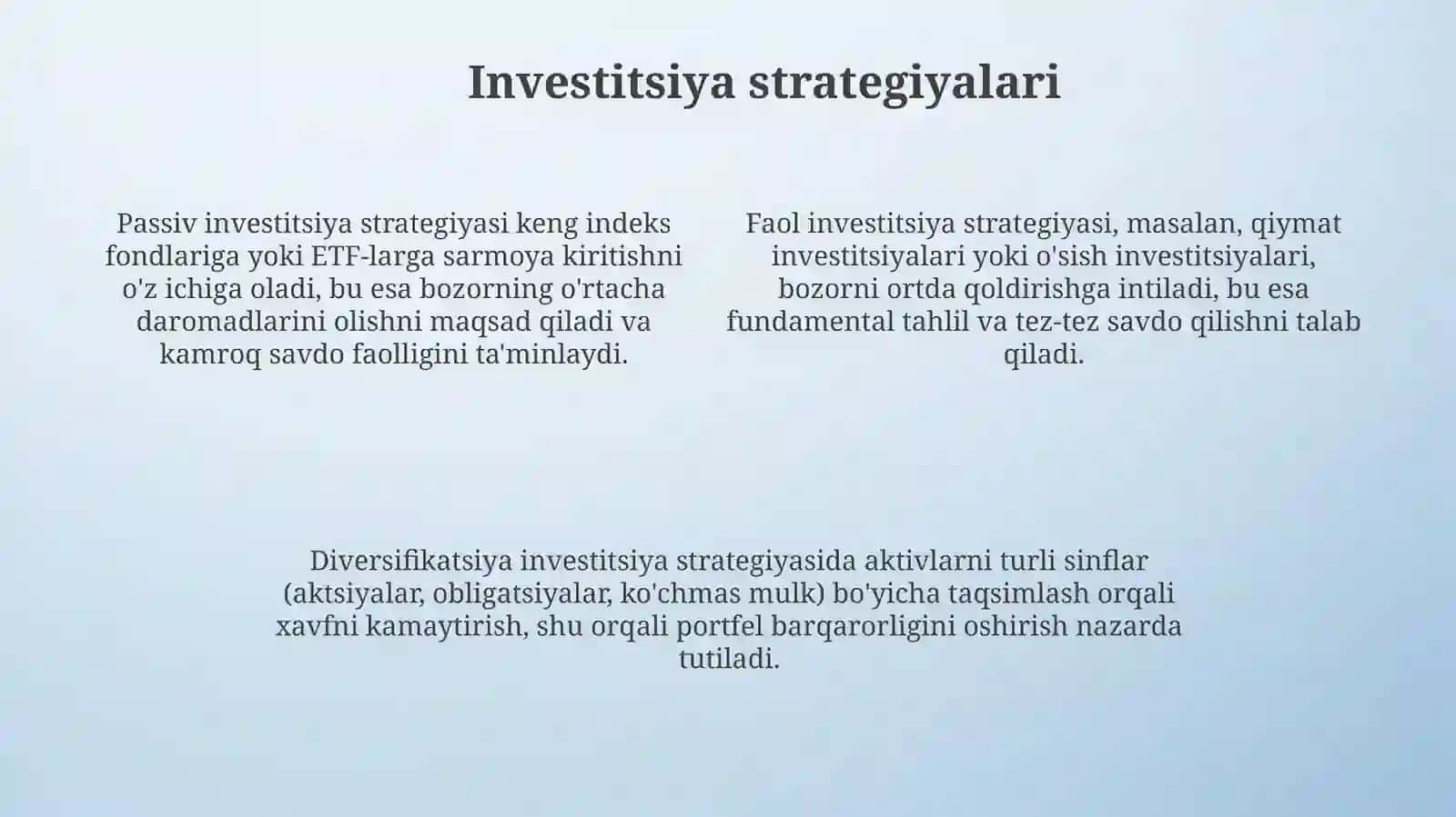 Moliyaning amaliy jihatlari 4