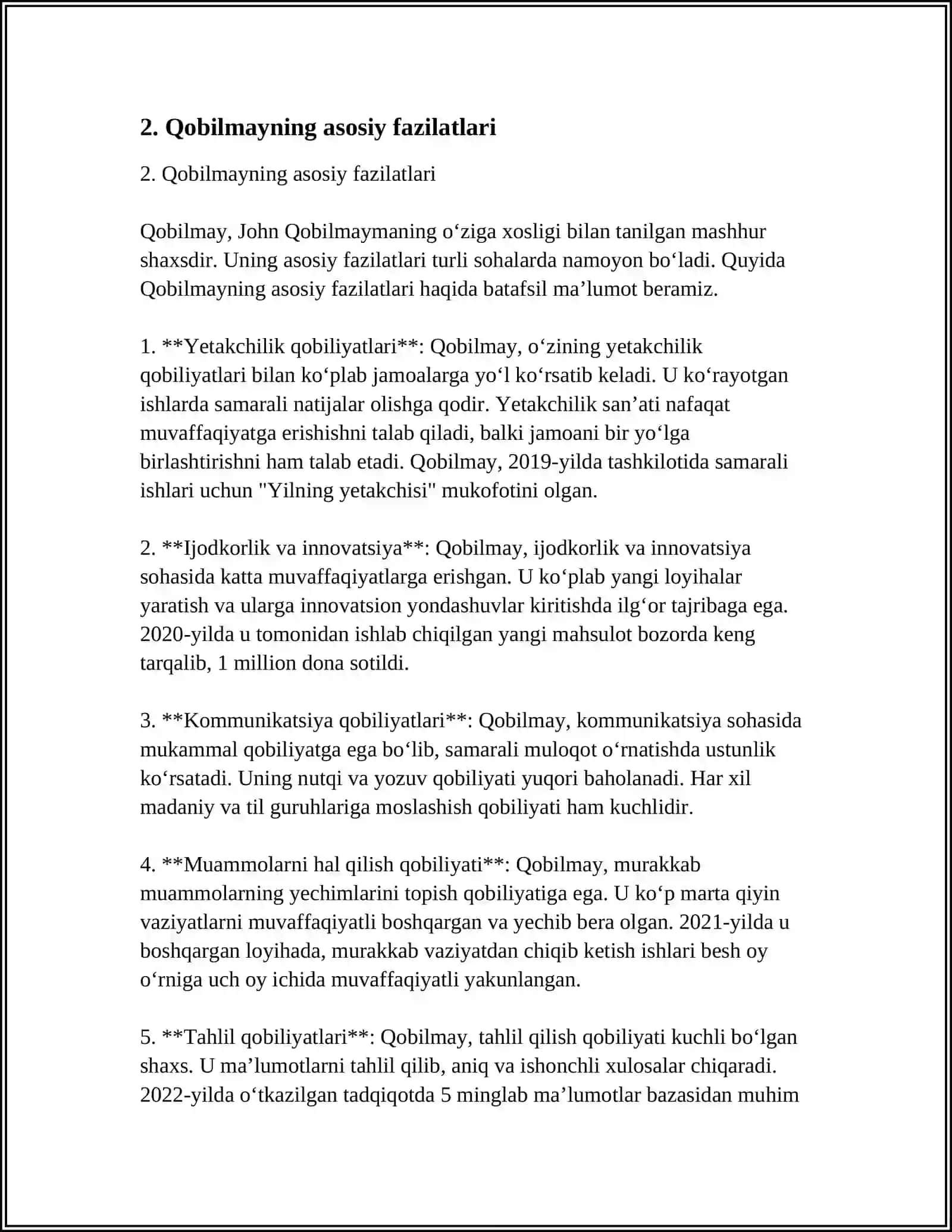 QOBILMAY HAQIDA TUSHUNCHA 4