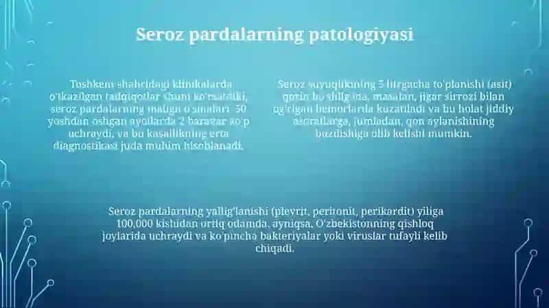 Tana bo'shliqlarini tuzilishi 4