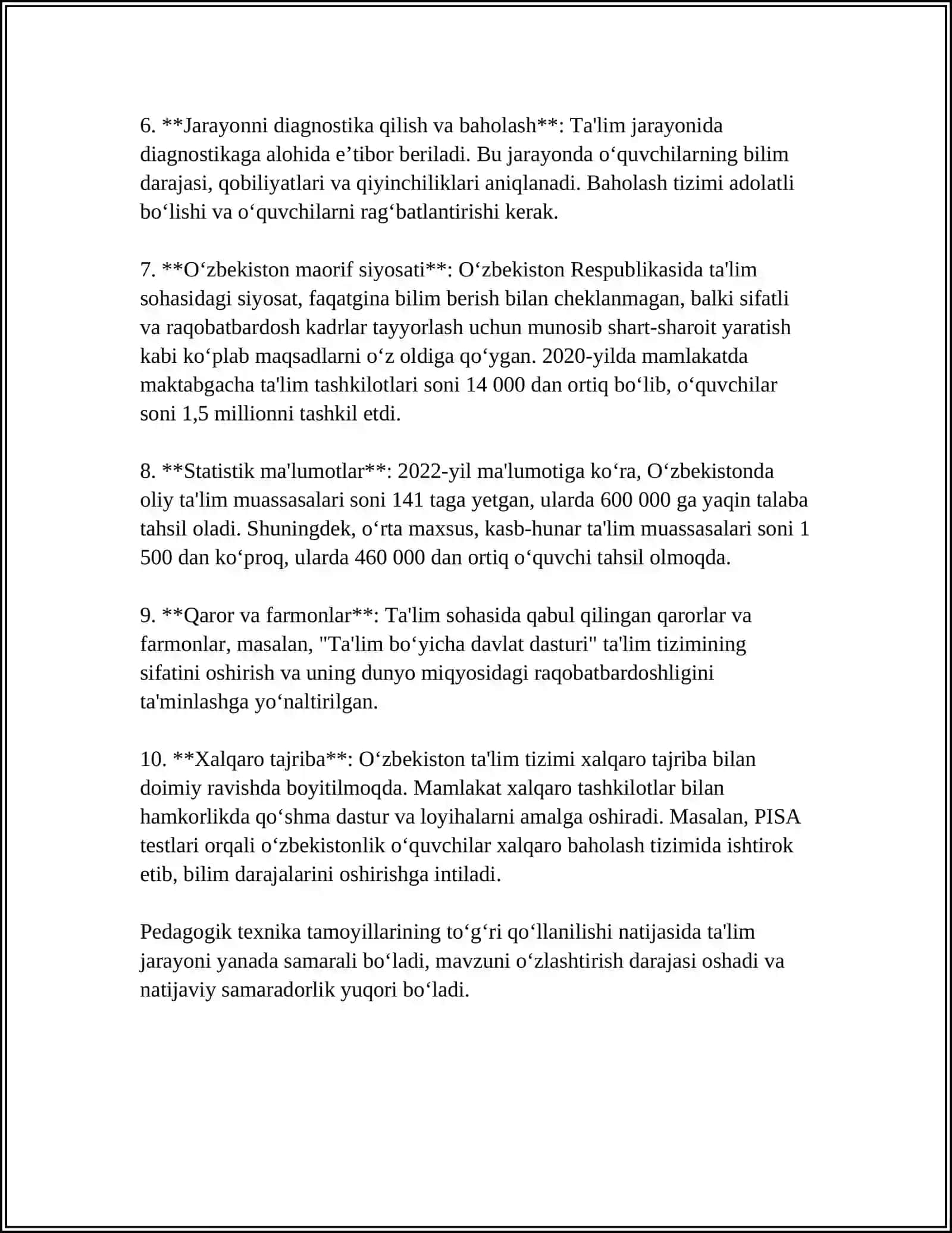RAXMONALIYEVA YOQUTXON ARABBOY QIZI 4-KURS 4
