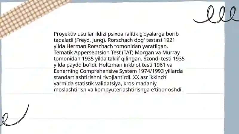 Proyektiv psixodiagnostika asoslari 4