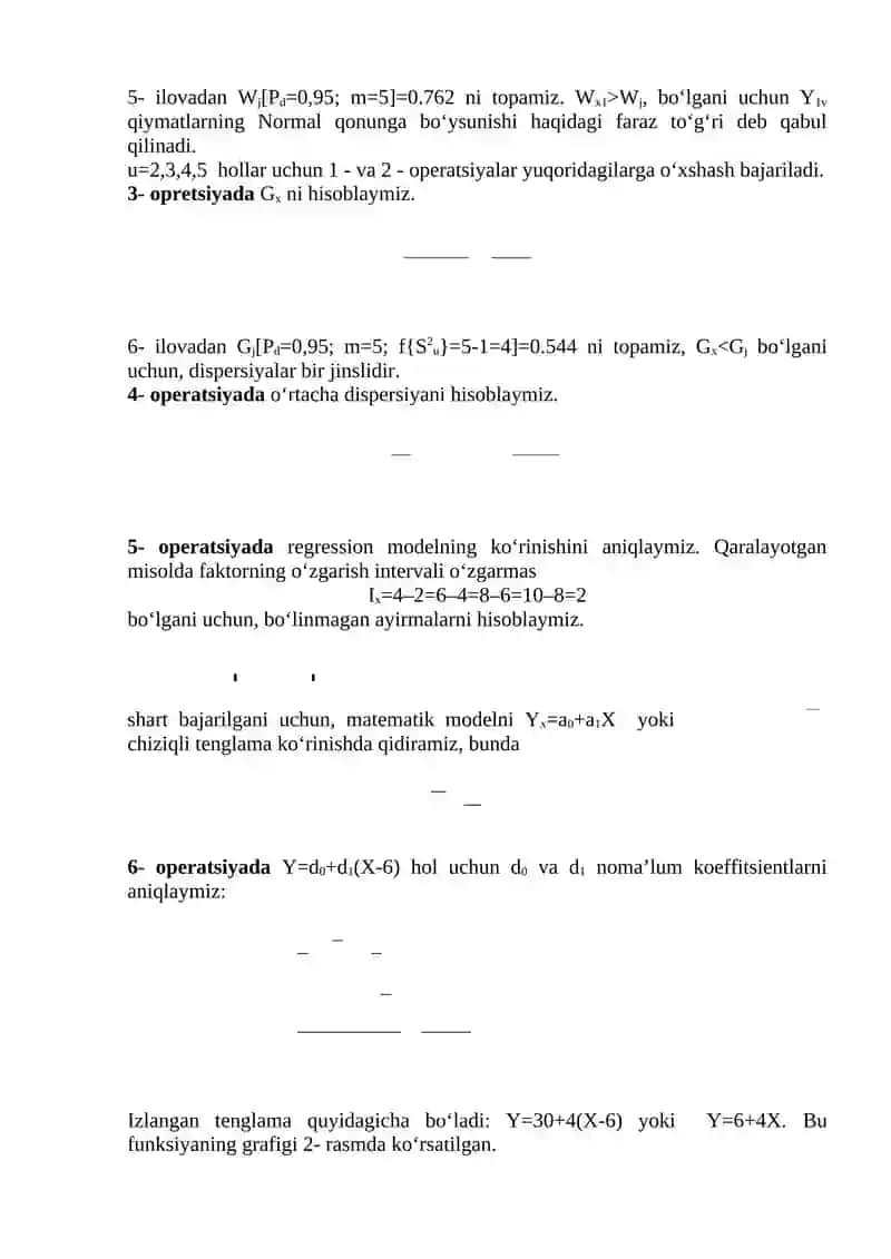 Oddiy chiziqli regression modellar 4