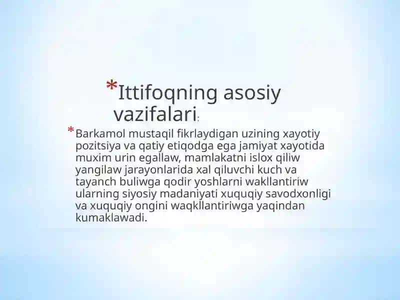 O’zbekiston yoshlarittifoqi 4