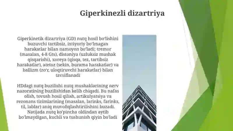 Dizartriyada nutq nuqsonining tuzulishi 4