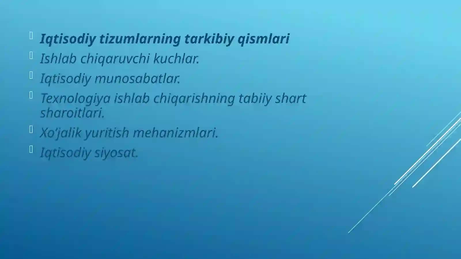 Iqtisodiy tizim modellar va mulkchilik 4