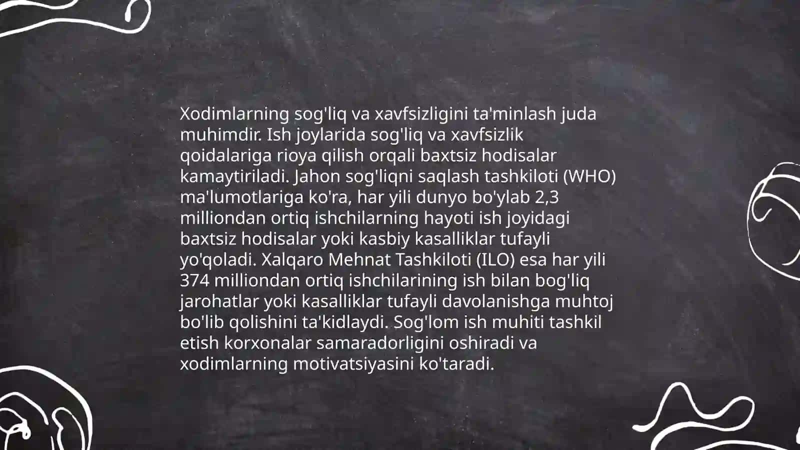 Mehnat sharoitlarini yaxshilash 4