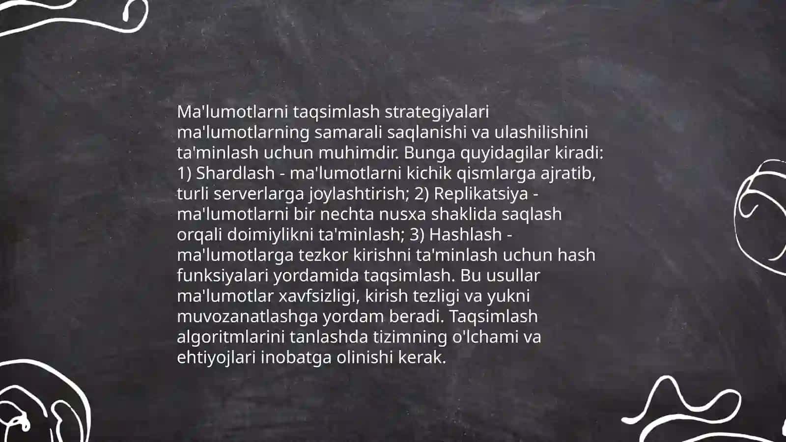 Taqsimlangan ma'lumotlar arxitekturasi 4