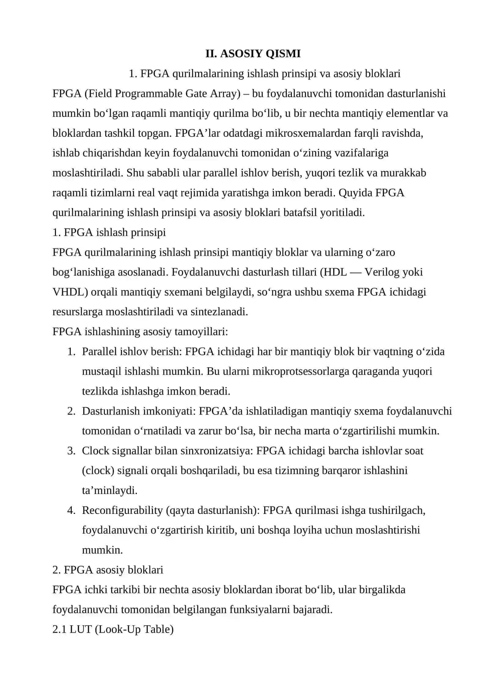 FPGA QURILMALARIDA BILINKING LED COUNTER LOYIHASI 4