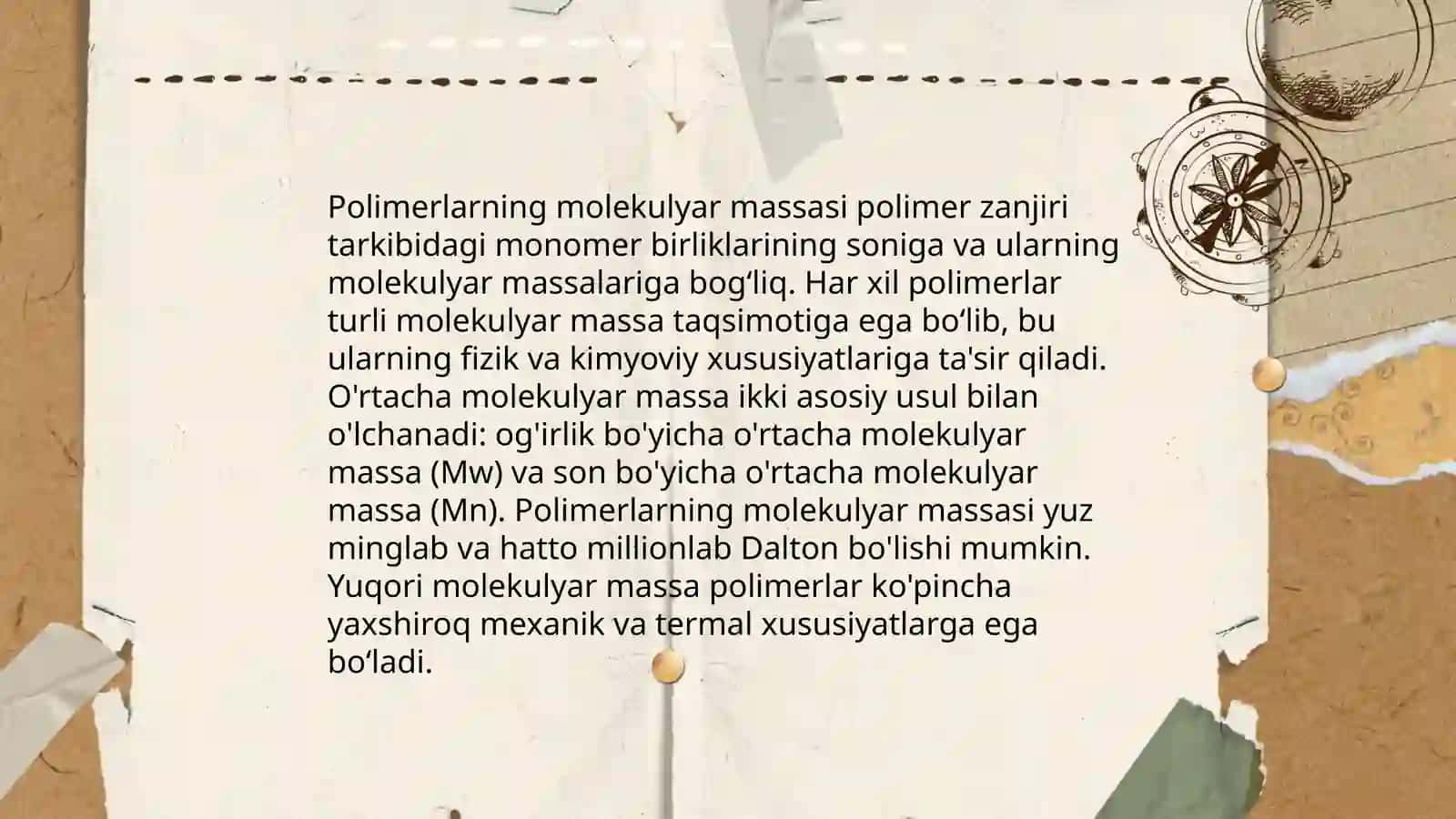 Polimer zanjirlar modellari 4