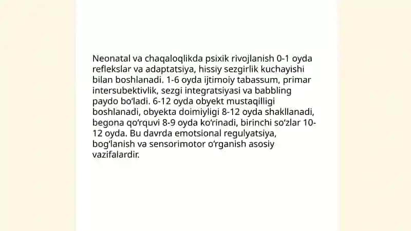 Ontogenezda insane psixikasining rivojlanishi 4