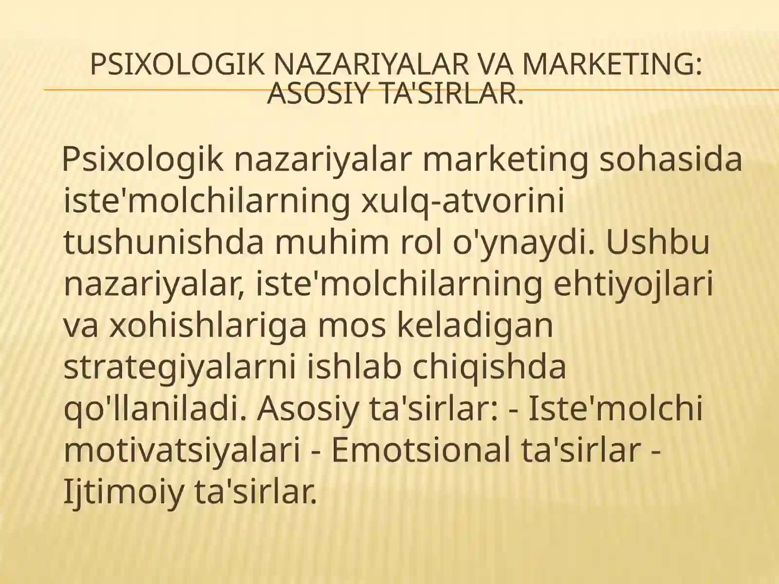 Marketing psixologiyasi 4