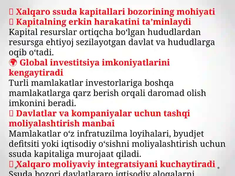 Xalqaro ssuda kapitallari bozori 4
