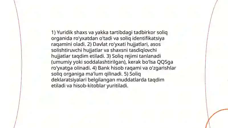 Soliq tòlovchilarini hisobga olish tartibi 4