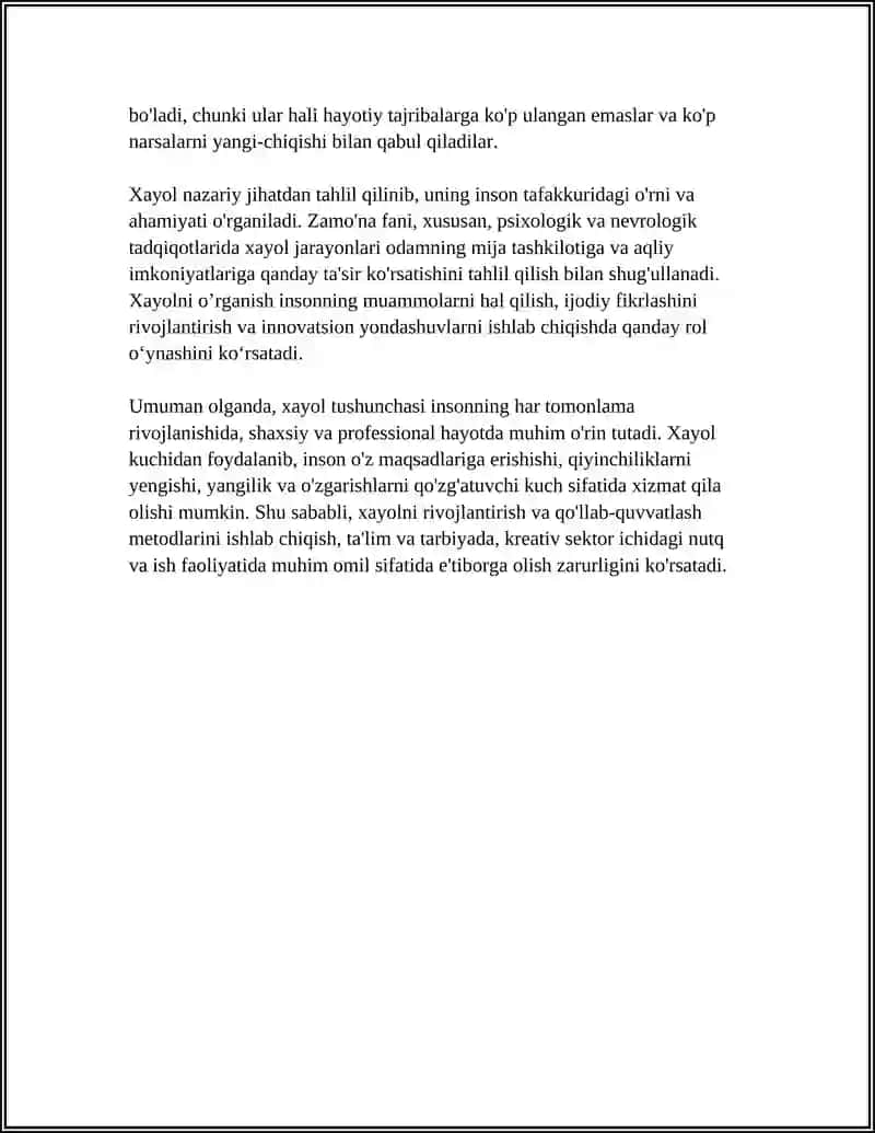 XAYOL XAQIDA TUSHUNCHA 4